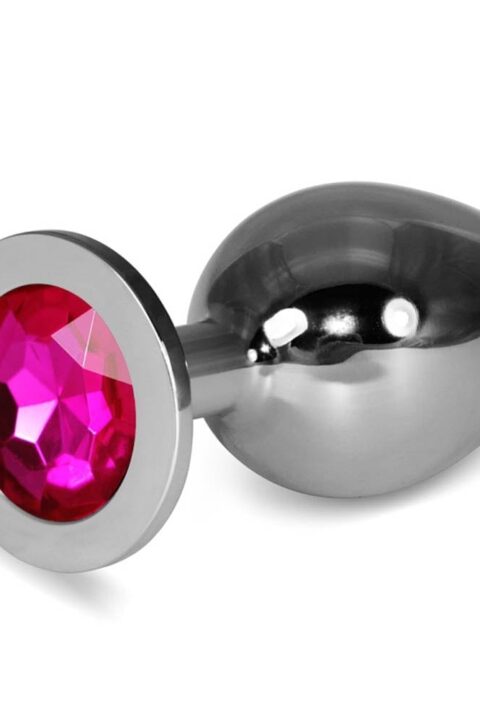 Rosebud Classic Metal Plug L Fuchsia