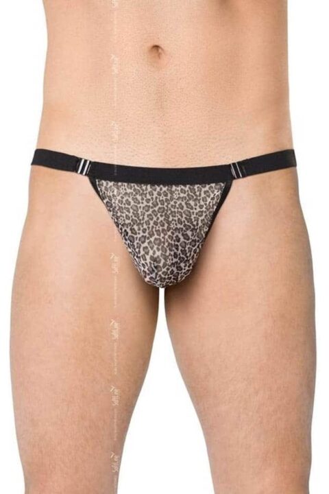 Mens Thong 4528 - grey panther {} OneSize