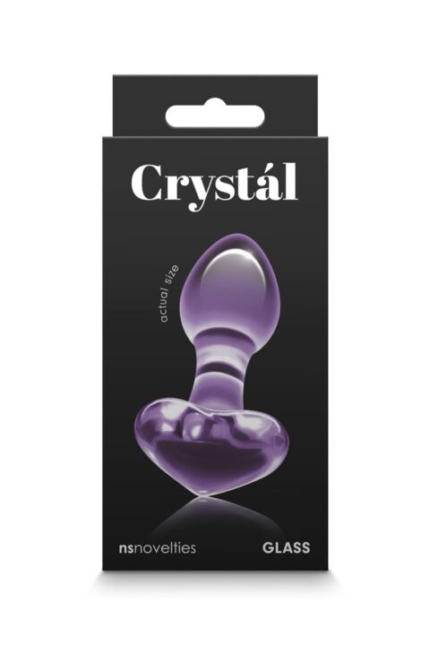 Crystal - Heart - Purple