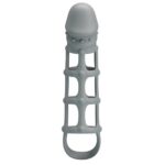 Pretty Love Penis Sleeve With Ball Strap White - Image 2