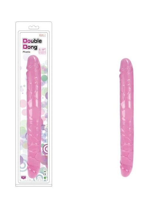 Charmly Pliable Double Dong 13" Pink