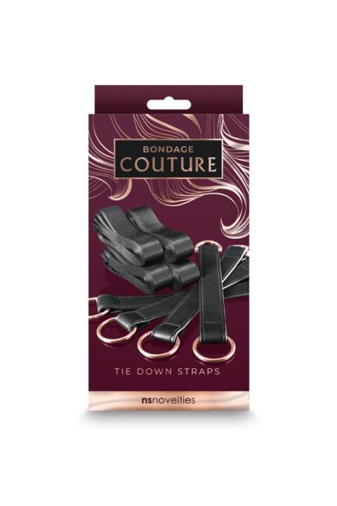 Bondage Couture - Tie Down Straps - Black