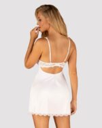 Amor Blanco underwire chemise & thong white   S/M - Image 2