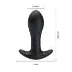 Pretty Love Anal Plug Massager Black - Image 5