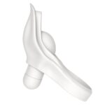 Power Clit Silicone Cockring White - Image 3