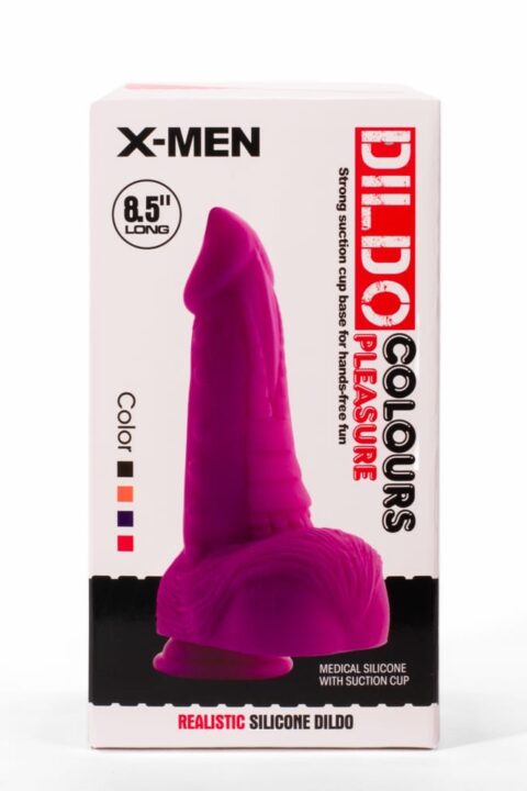 X-MEN 8.5" Dildo Colours Pleasure Black 5