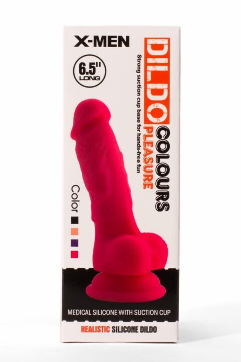 X-MEN 6.5" Dildo Colours Pleasure Black