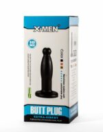 X-Men 9.45" Extra Girthy Butt Plug Black - Image 2