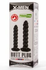 X-Men 9.45" Butt Plug Silicone Black M - Image 2