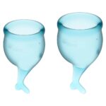 Feel secure Menstrual Cup (light blue) - Image 2