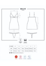 865-CHE-1 chemise & thong  S/M - Image 5