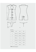 Stewardess 3 pcs costume grey  S/M - Image 3