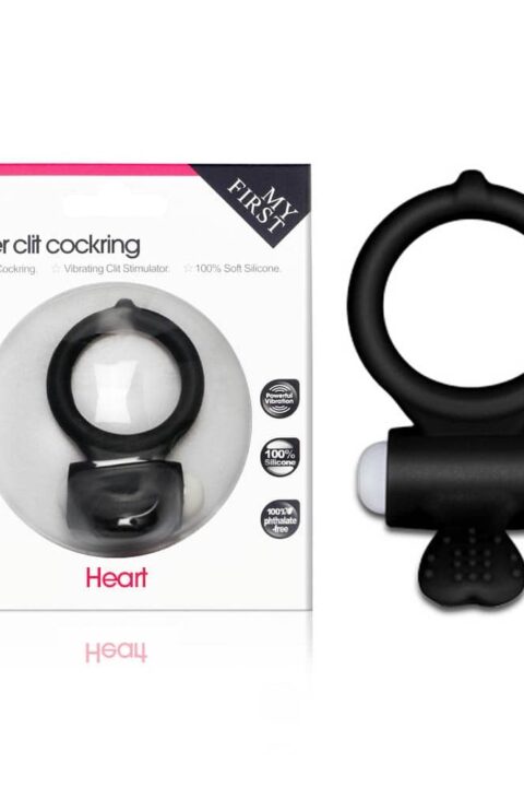 Power Clit Cockring Black 1