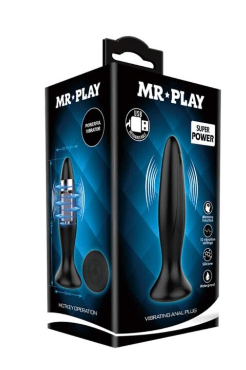 Mr. Play 12 Function Vibrating Anal Plug