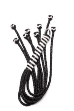 8 Tail Polish Leather Flogger 22 inch - Image 4
