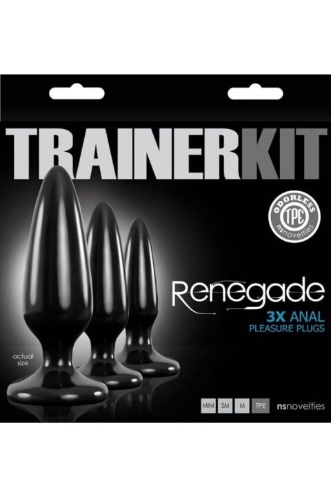 Renegade Pleasure Plug 3 pc Trainer Kit
