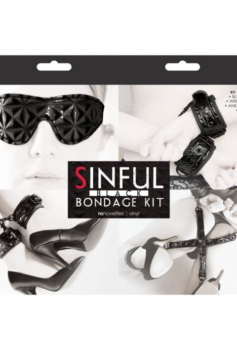 Sinful Bondage Kit Black