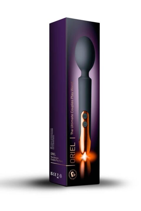 Oriel Rechargeable Wand - Black and Copper