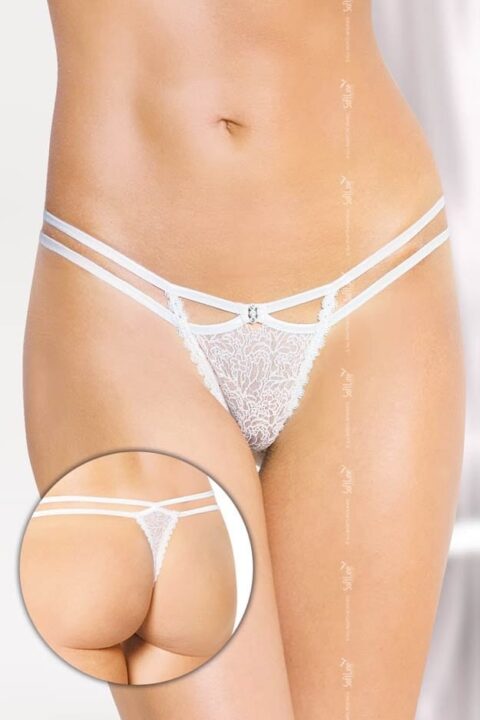G-String 2450 - white {} S/M