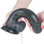 9'' Squirt Extreme Dildo - Black - Image 6