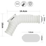 Vibrating Silk Knights Ring with Scrotum Sleeve (White) III - Image 7