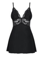 810-BAB-1 babydoll & thong black S/M - Image 3