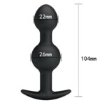 Pretty Love Heavy Balls Silicone Butt Plug 2 - Image 3