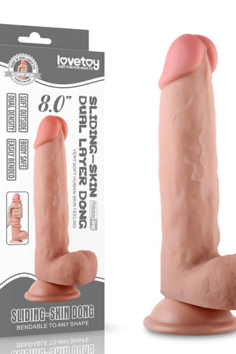 8'' Sliding Skin Dual Layer Dong