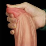 10" Dual-layered Silicone Nature Cock Brown - Image 7