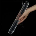 12''  Flawless Clear Double Dildo - Image 2