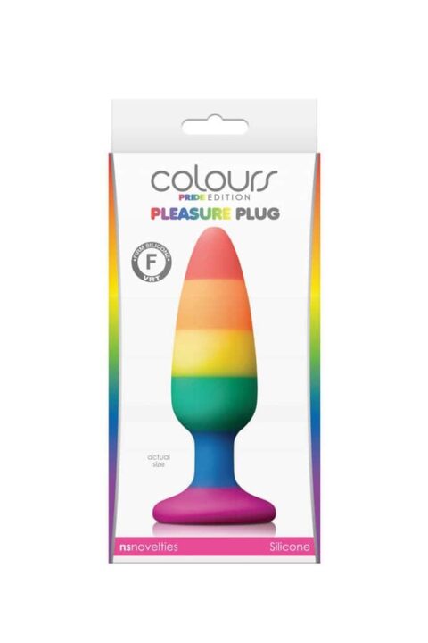 Colours - Pride Edition - Pleasure Plug - Medium -Rainbow