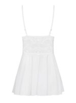 810-BAB-2 babydoll & thong white S/M - Image 4