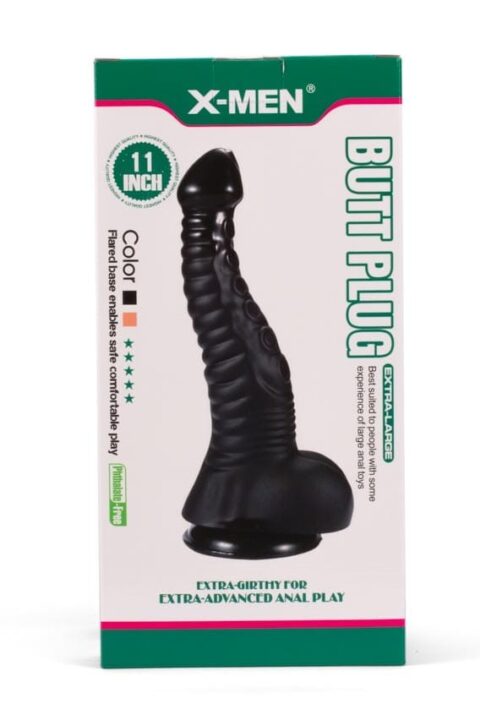 X-MEN 11” Butt Plug Black II
