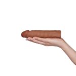 Pleasure X-Tender Penis Sleeve Brown 2 - Image 2