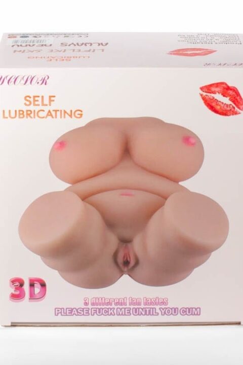 Double Hole 3D Masturbator V
