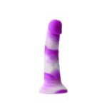 Colours - Pleasures - Yum Yum  6" Dildo - Purple - Image 2