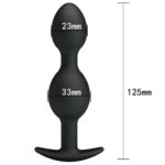 Pretty Love Heavy Balls Silicone Butt Plug 3 - Image 5