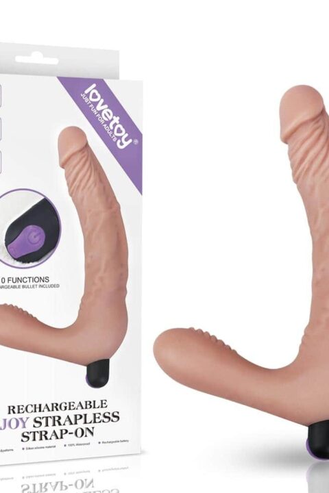 Rechargeable IJOY Strapless Strap-on Flesh