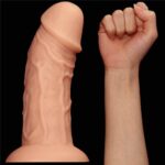 9.5'' Realistic Curved Dildo Flesh - Image 10