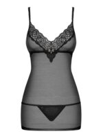 852-CHE-1 chemise & thong  S/M - Image 3
