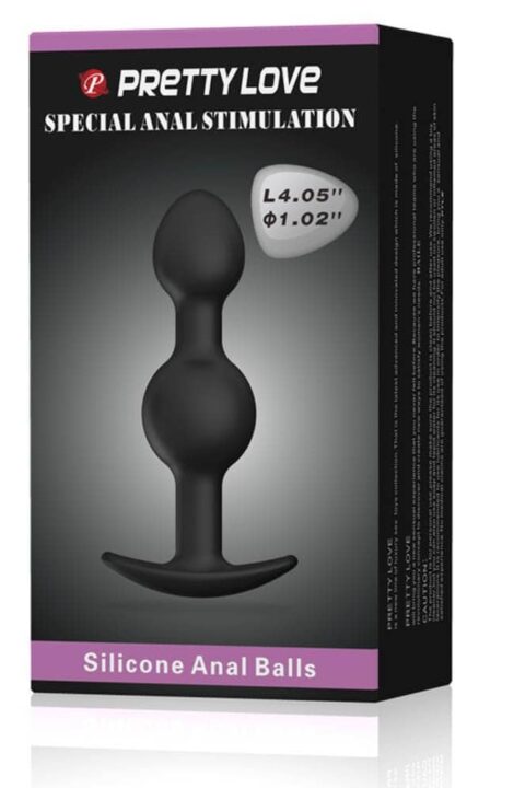 Pretty Love Heavy Balls Silicone Butt Plug 2