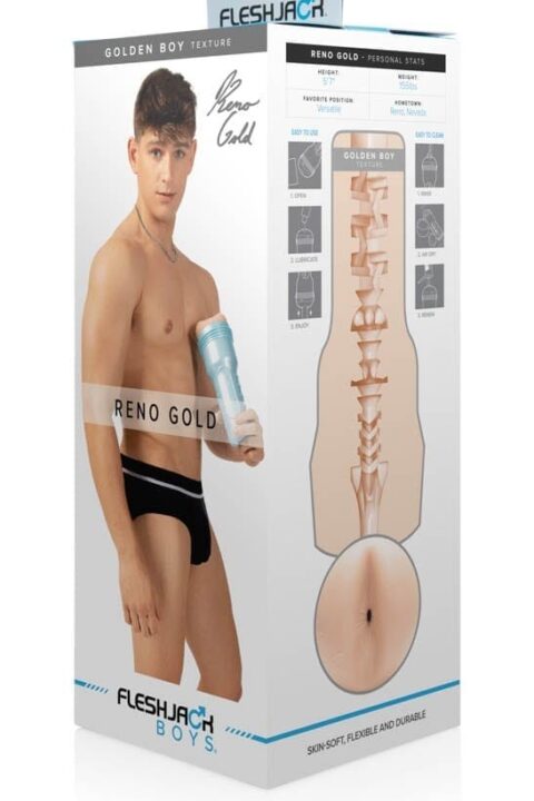 Fleshjack Boys Reno Gold Golden Boy