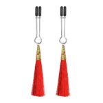 Glamor Tassel Nipple Clamp Red - Image 2