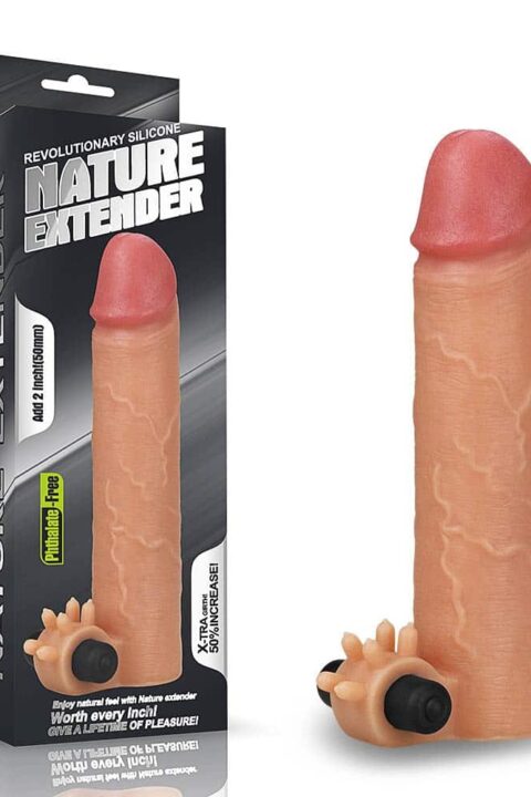 Add 2" Vibrating Silicone Extender
