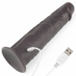 8'' Dual Layered Silicone Rotator Brown - Image 9