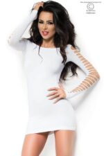 CR 3608  SM  White seamless Minidress - Image 4