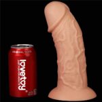 9.5'' Realistic Curved Dildo Flesh - Image 8