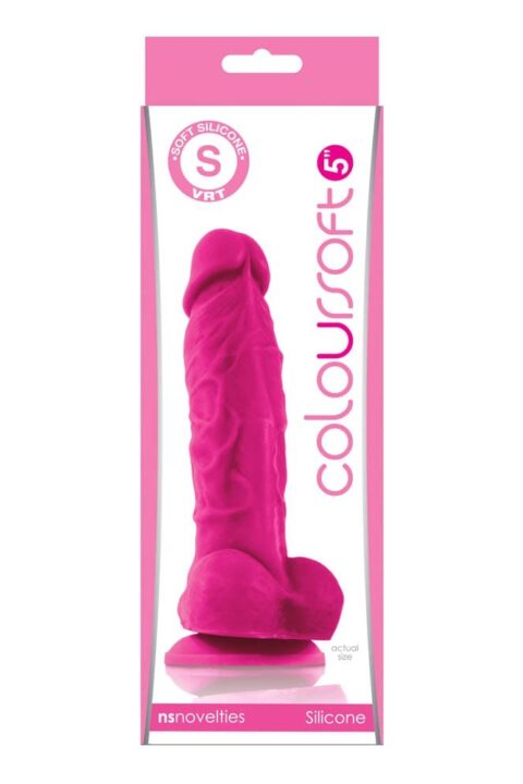 ColourSoft 5 inch Soft Dildo Pink