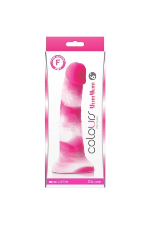 Colours - Pleasures - Yum Yum  6" Dildo - Pink