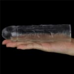 Flawless Clear Penis Sleeve Add 1'' - Image 2